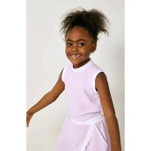 NEW COURTSIDE KIDS muscle tank top in lavender